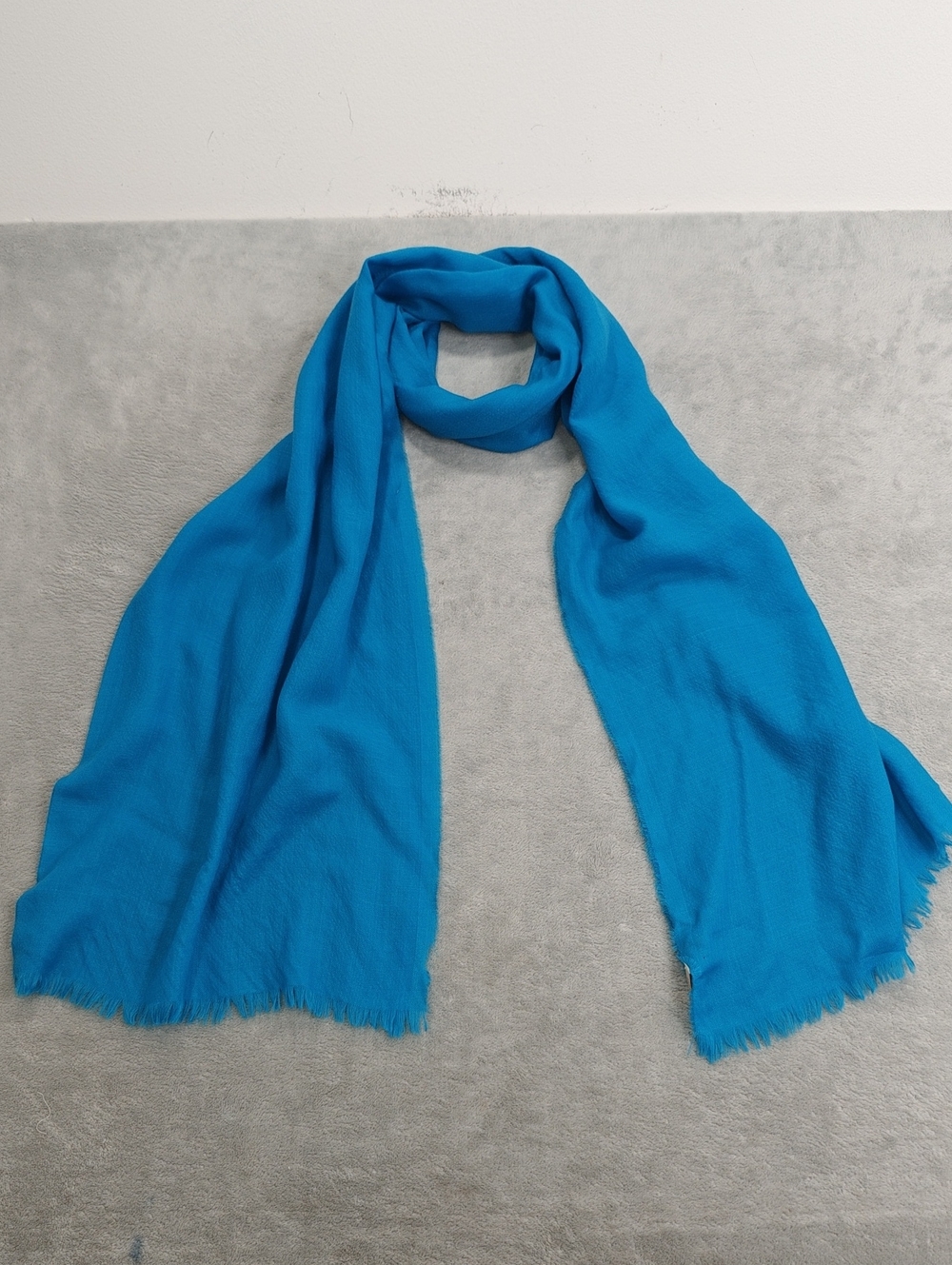 Begg Tourqoise Cashmere  Scarf - Lightweight